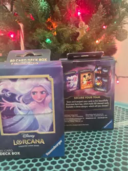 Disney Lorcana Elsa Trading Card Game 80 Card Deck Box Ravensburger Official NEW - Image 3