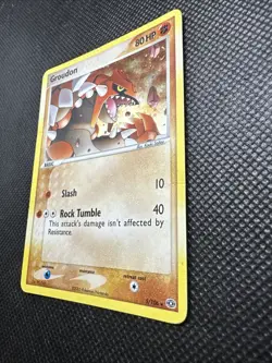 Pokemon Groudon EX TCG Emerald Holo Card 5/106 Rare - Image 5