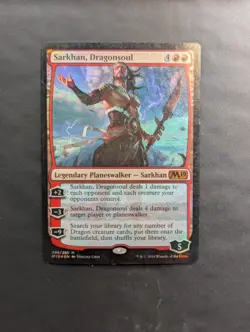 Sarkhan, Dragonsoul - Foil -MP - MTG Magic 2019 Core Set - Image 1