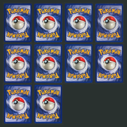 Vintage Pokemon Lot 10 Cards Base Set Holo Zapdos Mewtwo Gyarados Raichu Pikachu - Image 2