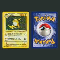 Vintage Pokemon Lot 10 Cards Base Set Holo Zapdos Mewtwo Gyarados Raichu Pikachu - Image 5
