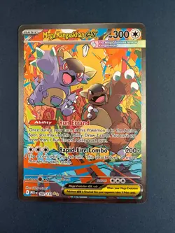 Mega Kangaskhan EX 182/132 Full Art Pokemon Card - SIR -NM/M - Mega Evolutions - Image 1