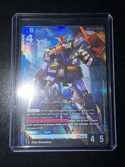 Gundam Card Game TCG - Psycho Gundam - Dual Impact - GD02-001 LR - NM - Image 1