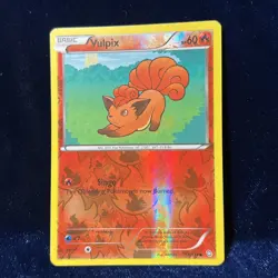 Vulpix 18/124 Reverse Holo Dragons Exalted Pokemon Card - Image 1