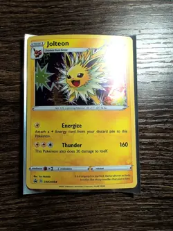 2021 Jolteon COSMOS HOLO Black Star Promo card SWSH094 Pokemon SWSH - Image 1