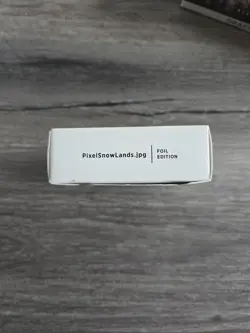 Magic the Gathering Secret Lair PixelSnowLands.jpg Foil Card Set - Image 1