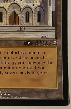 Magic The Gathering MTG LIBRARY OF ALEXANDRIA Promo 6x9 Oversize Jumbo Card! - Image 5