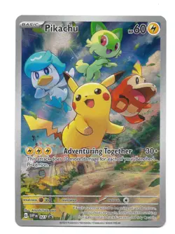 Pikachu 027 Sv: Scarlet & Violet Promo Cards Holo Pokemon TCG - NM - Image 1