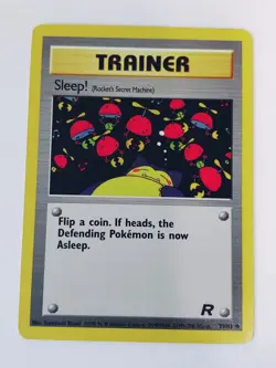 1st Edition Sleep! 79/82 - Team Rocket - Pokemon Card - Lightly Played - Image 1