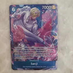 Sanji OP11-051 SR Alt Art A Fist of Divine Speed ONE PIECE Card NM English - Image 1