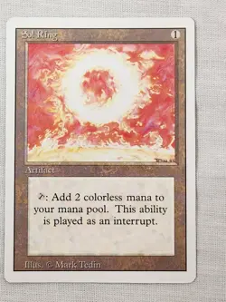 NM Sol Ring Revised Mtg Magic the Gathering - Image 1