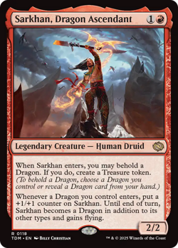 Sarkhan, Dragon Ascendant (118) [Tarkir: Dragonstorm] Magic MTG - Image 1