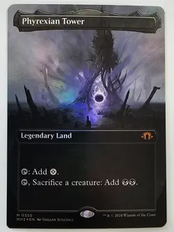 Phyrexian Tower (Borderless) Modern Horizons 3 FOIL- NM/M - Image 1