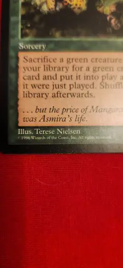 Natural Order from the Magic: The Gathering Visions set, released 1997 Rare NM - Image 5