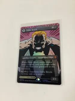 Eddie Brock Borderless - (0233) Marvel's Spider-Man - MTG - Foil - Image 3