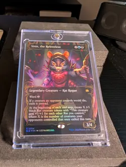 Vren, the Relentless (Borderless) (Raised Foil) Bloomburrow Foil - Image 1