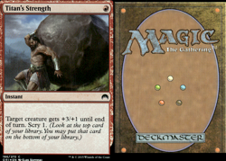 Magic the Gathering -MTG-Foil Titan's Strength - Image 1