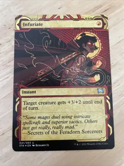 MTG Infuriate Strixhaven: Mystical Archives #041/063 FOIL-ETCHED Uncommon NM/M - Image 1
