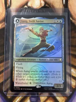 FOIL Aang, Swift Savior #204 MTG Avatar: The Last Airbender - Pack Fresh NM 🔥 - Image 3