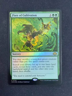 Flare of Cultivation (FOIL PRERELEASE) - Modern Horizons 3 (Magic/MTG) - Image 1