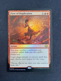Flare of Duplication (FOIL PRERELEASE) - Modern Horizons 3 (Magic/MTG) - Image 1