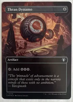 Thran Dynamo | MTG | Borderless | CMM | NM | Commander Masters | FOIL - Image 2