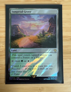 Sunpetal Grove (Surge Foil) Commander: Final Fantasy Foil NM - Image 1