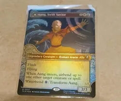 Aang, Swift Savior Showcase FOIL Avatar: The Last Airbender MTG MINT - Image 1