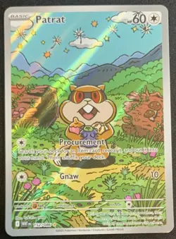 Pokemon TCG S&V White Flare Patrat 152/086 Illustration Rare - Image 1