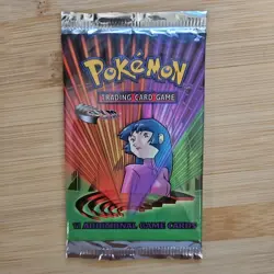 Pokemon TCG Gym Challenge Sabrina Artwork Booster Pack 2000 New Sealed - Image 1