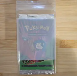 Pokemon TCG Gym Challenge Sabrina Artwork Booster Pack 2000 New Sealed - Image 3