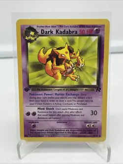 Pokemon - Dark Kadabra - 1st Edition Team Rocket 39/82 2000 WOTC - Image 1