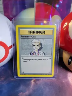 Professor Oak 88/102 Pokemon TCG Base Set Unlimited Regular Uncommon LP - Image 1