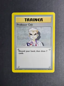 Professor Oak 88/102 Pokemon TCG Base Set Unlimited Regular Uncommon LP - Image 2