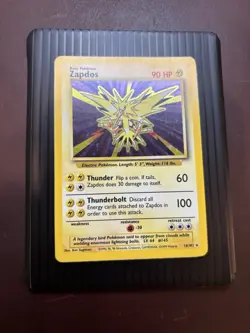 1999 Zapdos Pokemon TCG Base Set Holo 16/102 MP - Image 2