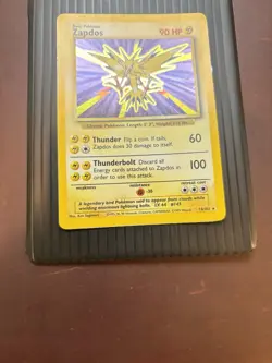 1999 Zapdos Pokemon TCG Base Set Holo 16/102 MP - Image 3