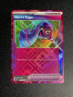 Pokemon TCG Hero's Cape Scarlet & Violet-Temporal Forces 152/162 Holo Ace Rare - Image 1