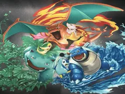 Pokemon 2019 TCG Tag Team Generations Premium Collection Play Mat Charizard - Image 5