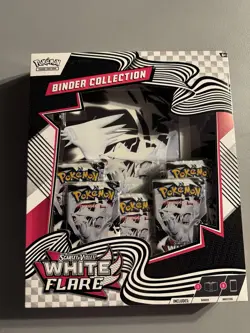 *** New Sealed Pokemon White Flare Binder Collection *** Free Shipping *** - Image 1