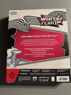 *** New Sealed Pokemon White Flare Binder Collection *** Free Shipping *** - Image 2