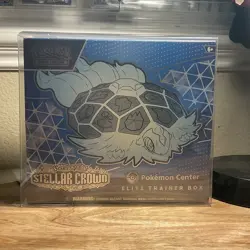Pokemon Center ETB Stellar Crown Elite Trainer Box Sealed + Case - Image 1