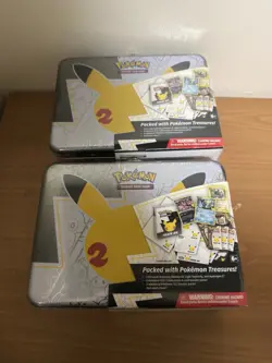 NEW- Pokemon Celebrations Collectors Chest (Pair of 2) Factory Sealed - Image 1