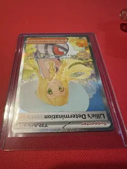 Pokemon TCG Lillie's Determination 184/132 Full Art Trainer Near Mint Condition - Image 2