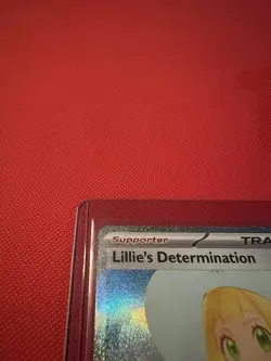Pokemon TCG Lillie's Determination 184/132 Full Art Trainer Near Mint Condition - Image 5