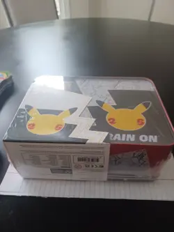 Pokemon TCG - Celebrations Collector’s Chest Lunch Box Tin - New/Factory Sealed - Image 3