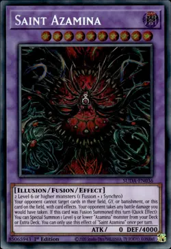 Saint Azamina - Secret Rare 1st Edition SUDA-EN036 - NM - YuGiOh - Image 1