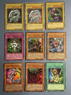 Yu-Gi-Oh! 9x OG - Blauaugiger W. Drache, Dark Magician etc SDK SDY Ultra Super - Image 1