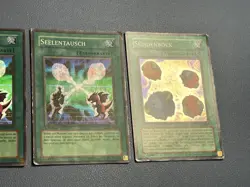 Yu-Gi-Oh! 2x Seelentausch SDY + Sundenbock SDJ 1.Edition Starter Deck Yugi Joey - Image 3