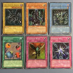 Yu-Gi-Oh! 6x American OG Red-Eyes Dragon, Relinquished, Ultra Super Starter Deck - Image 1