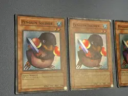 Yu-Gi-Oh! 3x Penguin Soldier SDJ-022 Super Rare Starter Deck Joey 2002 EN - Image 2